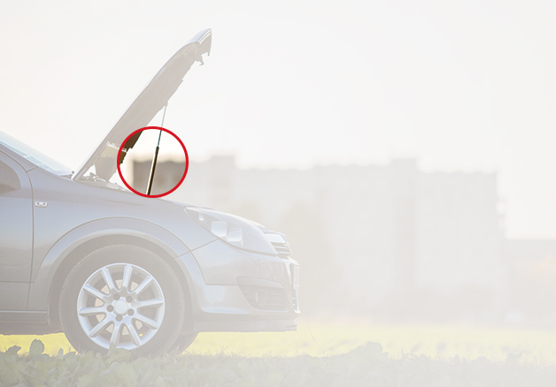 پشتیبانی از فنر گاز