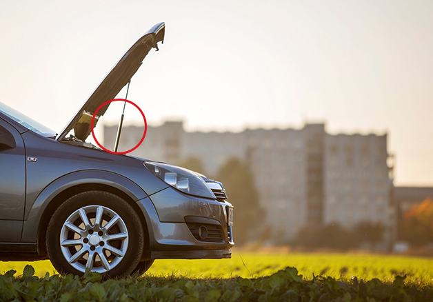 پشتیبانی از فنر گاز